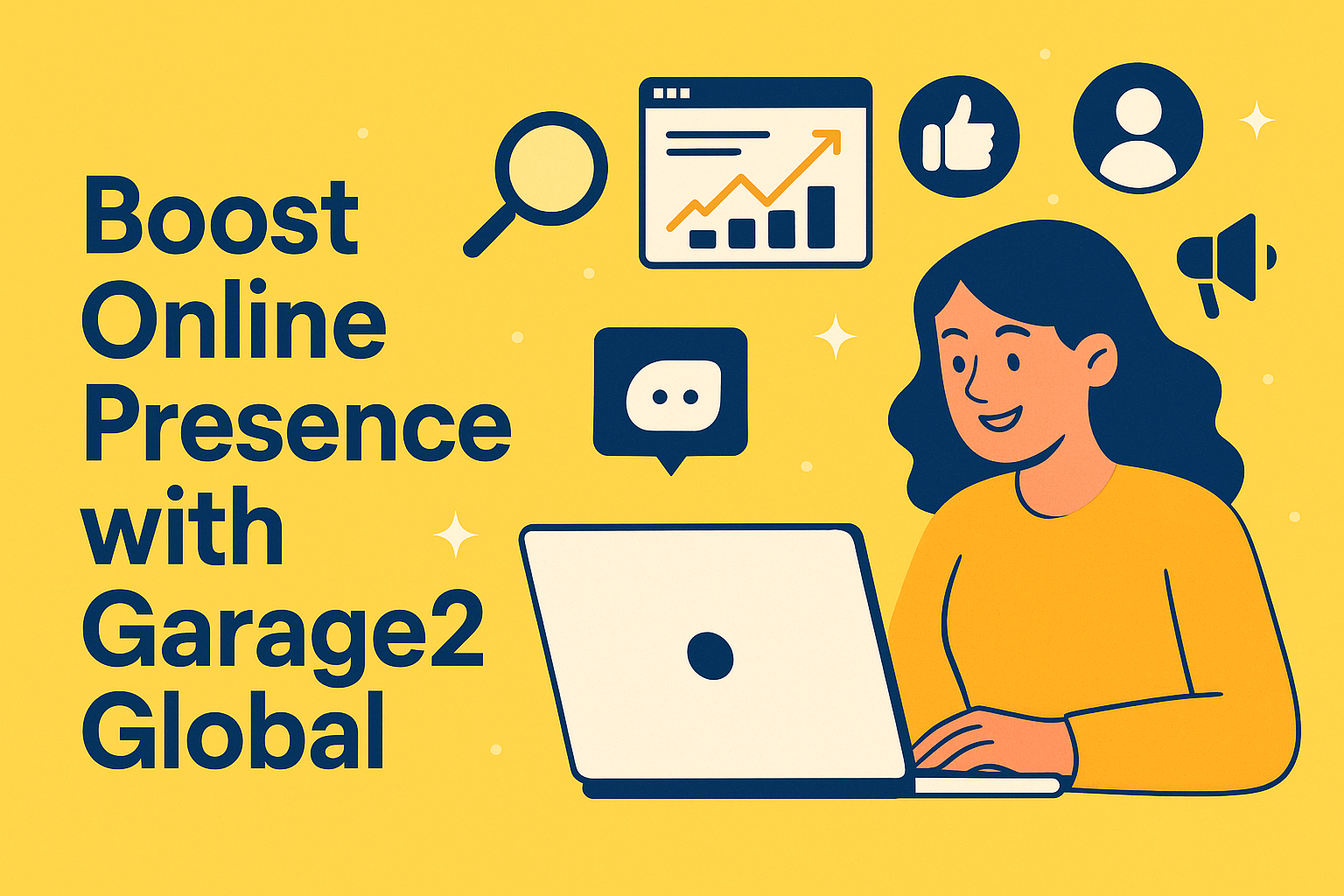 boost online presence with garage2global