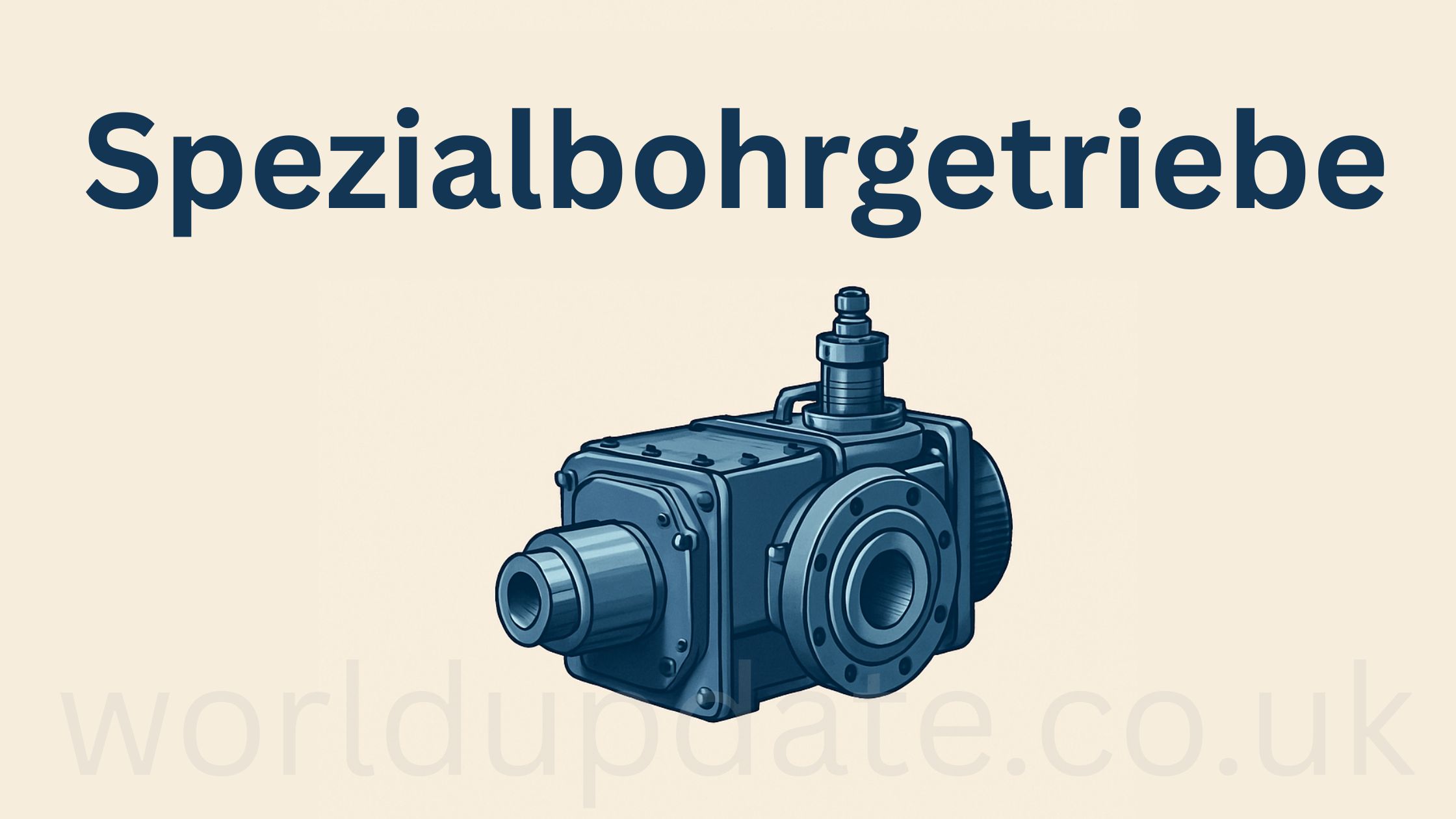 Spezialbohrgetriebe