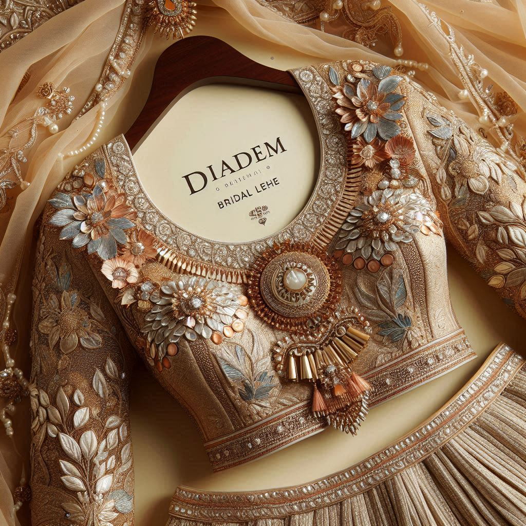 Diadem - bridal lehe